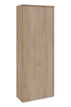 N 6 - 8D kancelářská skříň, 2-dveřová, 2150x800x400, dub bardolino